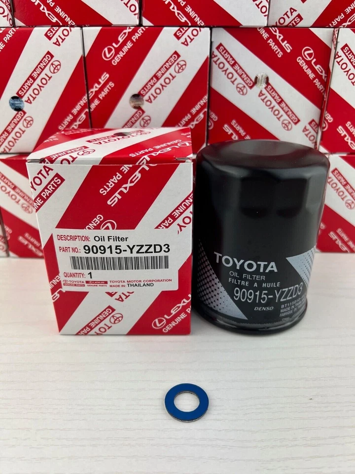 Масляный фильтр 90915-YZZD3 4Runner Tundra Tacoma + прокладка подходит для Toyota Lexus - Изображение 1 из 1