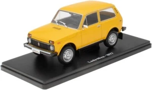 Lada Niva yellow 1977. 1/24 DieCast. metal model car. Hachette - Picture 1 of 3