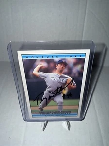 Terry Mathews 1992 Donruss #694 Autogramm Baseballkarte Texas Rangers - Bild 1 von 4