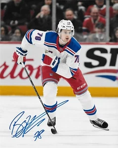 Signed Brennan Othmann New York Rangers Autographed 8x10 Photo #8 Original - Picture 1 of 2