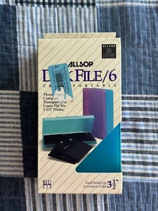 Allsop DiskFile/6 - 3.5” Floppy Disk Diskette Case - Picture 1 of 5