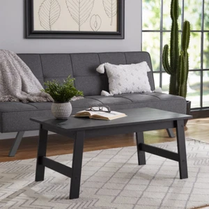 Mainstays Wood Rectangle Coffee Table Home Furniture Decor Storage End Table - Picture 1 of 12