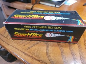 1986 Sportflics Premier Edition Baseball Cards
