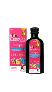 EstroVita Kids Omega 3-6-9 für Kinder 150 ml Himbeergeschmack - Bild 1 von 1