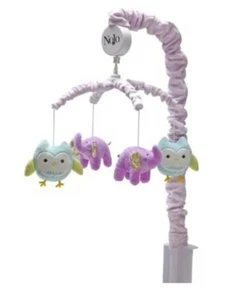 Dreamland by NoJo Adorable Elephant Owl Musical Crib Mobile Multi-Color NIP - Picture 1 of 11