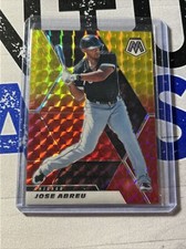 2021 Mosaic Choice Jose Abreu 8/64 SP Red Gold Prizm Chicago White Sox
