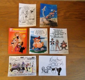 7 cartes postales par Walthéry -Hardy etc.. festival BD Rochefort 2019 - Picture 1 of 5