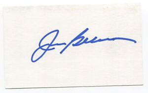 John Gelnar Signed 3x5 Index Card Autographed MLB Baseball Seattle Pilots