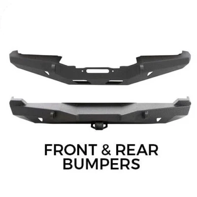 Smittybilt XRC Rock Crawler Front & Rear Bumper for 1984-2001 Jeep Cherokee XJ Foto 1 de 4