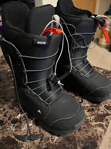 Burton Moto Lace Snowboard Boot Mens Black Size 8 Imprint 1+