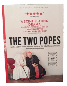 The Two Popes Netflix DVD For Your Consideration FYC Anthony Hopkins Meirelles - Picture 1 of 5