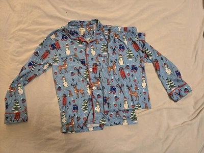 Juego de pijama Hatley Holiday azul Foto 1 de 4