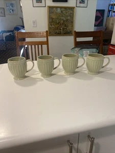 Lenox American French Perle Everything Becher Pistazie Kaffeetassen 4er Set Rarität - Bild 1 von 16