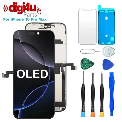 Kit Reparación Digitalizador Pantalla Repuesto OLED Para iPhone 16 Pro Max Foto 1 de 4