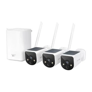 Swann MaxRanger4K Solar 3-Camera Security System w Night Vision SWNVK-MR4KSD3-BB - Picture 1 of 7