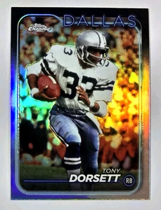 2024 Topps Chrome Tony Dorsett Dallas Cowboys Refractor #40 - Bild 1 von 2