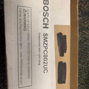 Bosch Dishwasher Accessory Power Cord 3 Prong Gray Plug SMZPC002UC - Picture 1 of 3
