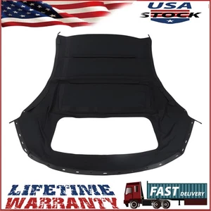 Soft Top W/ Window Plastic Convertible Black Fits 1994 W/ Window Plastic - Picture 1 of 12
