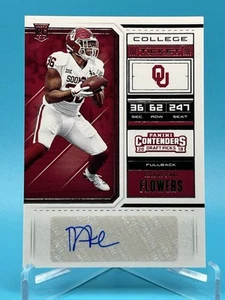 2018 Panini Contenders Draft Picks College Ticket Dimitri Flowers #197 Auto - Picture 1 of 2