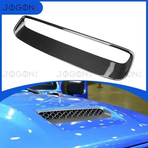 Real Carbon Hood Vent Intake Panel Trim For Jeep Gladiator 2020-2025 JT Mojave X - Picture 1 of 14