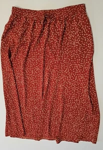 NWT- Yincro Womens Flowy Small Flower Print Elastic Drawstring Waist- Size 2XL - Picture 1 of 7