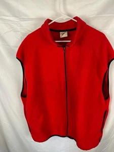 VTG Speedo Fleece Vest Size XL - Picture 1 of 6