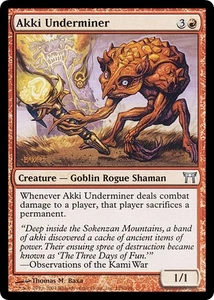 AKKI UNDERMINER x1 mtg NM/NM- Champions of Kamigawa 1 Unc - Picture 1 of 1