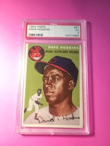 1954 Topps Dave Hoskins #81 - PSA 5 EX - Picture 1 of 3