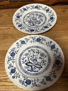 Enoch Wedgwood England Blue Heritage Onion Pattern Dinner Plate See Desc - Picture 1 of 10