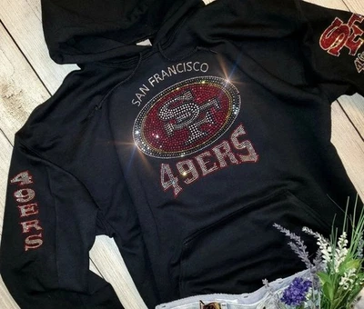 Sudadera Unisex San Francisco 49ers Todos los Estilos Nueva S-3X Sudadera con Capucha Cuello Redondo Cremallera Foto 1 de 4