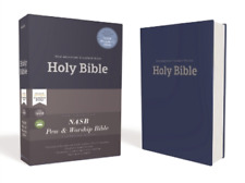 NASB, Pew and Worship Bible, Hardcover, Blue, 1995 Text, Comfort Prin (Hardback)