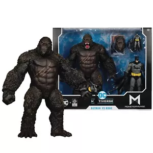 DC JL MONSTERVERSE BATMAN V KONG FIGURE 2PK - Picture 1 of 1
