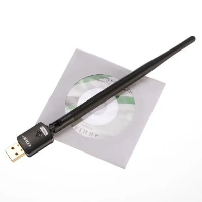 EDUP Wireless USB Network Adapter WiFi Signal Receiver Repeater Antenna - Image 1 of 4