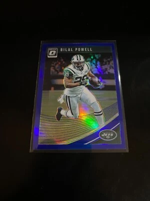 Bilal Powell 2018 Donruss Optic Blue Prizm /149 Jets 75 - Image 1 of 2
