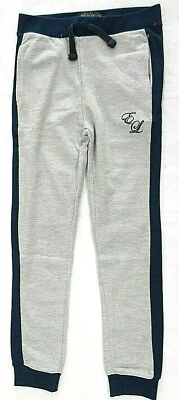 Pantalones de chándal gris/azul marino talla 2T - 14/16 para niños pequeños/niños ingleses de lavandería $32/$36 Foto 1 de 4