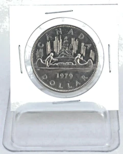 1979 $1 Voyageur Canada One Dollar from Bank - Bild 1 von 2