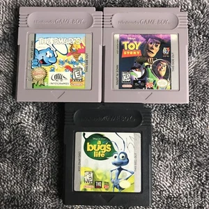 Carrito The Smurfs Toy Story A Bug's Life Nintendo Game Boy solo probado - Imagen 1 de 5