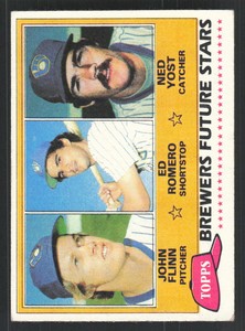 1981 Topps Brewers Future Stars - John Flinn/Ed Romero/Ned Yost 659 Brewers