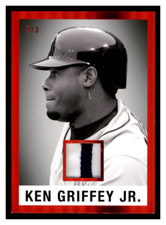 2022 Leaf In The Game Used Patch Jersey Red 3/3 Ken Griffey Jr 1960 Mariners