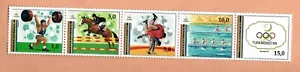 TURKMENISTEN # 22 TIRA DE 5 SELLOS OLÍMPICOS - Imagen 1 de 1