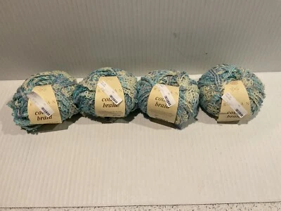 ROWAN Cotton Braid Yarn 50 gm Cotton Viscose Linen #357 Blue Variegated lot 4 - Image 1 of 4