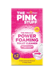 2 treatments, 7 oz, The Pink Stuff, Foaming Powder for Toilets, Bathroom Cleaner - Picture 1 of 8