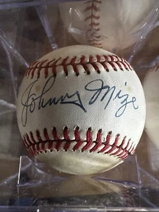Johnny Mize Autographed JSA Official Major League Baseball - Picture 1 of 1