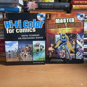 Hi-Fi Color for Comics + Master Digital Color (Book & CD) Brian & Kristy Miller - Picture 1 of 24