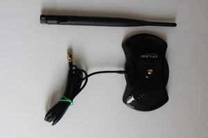 TP-LINK 2.4GHz 8dBi PC Desktop WIFI BASE MAGNETICA STAND VERTICALE Antenna SMA - Foto 1 di 6