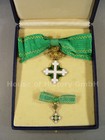 ITALIEN: St.Mauritius und St.Lazarus Orden, Ordenskreuz für Damen, im Etui, 4758