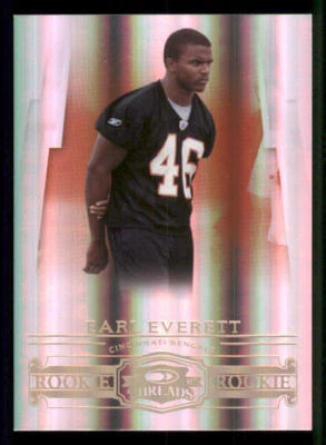 2007 Donruss Threads Bronze Holofoil #172 Earl Everett /250 - Image 1 of 2