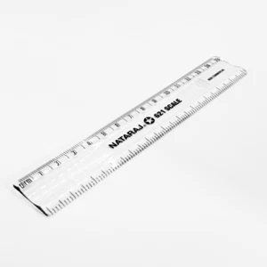 Righello 15 cm TRASPARENTE 6" righello esame scuola misura accurato bordo liscio - Foto 1 di 3