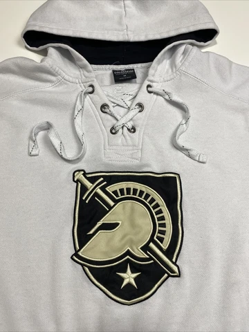 US Army Black Nights Pullover Hoodie Sweatshirt Drawstrings M Colosseum Cover
