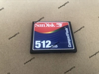 512MB SanDisk CompactFlash CF Memory Card 512MB SDCFJ （rainbow） - Image 1 of 2